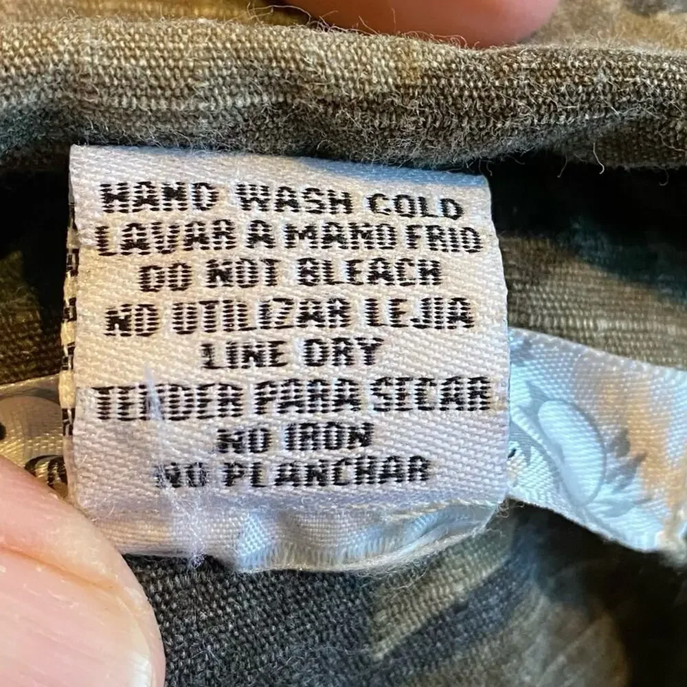 Sans Souci Camo Stripe Skull Utility Jacket Sz M